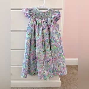 Paisley Smocked Dress